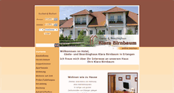 Desktop Screenshot of hotelbirnbaum.de